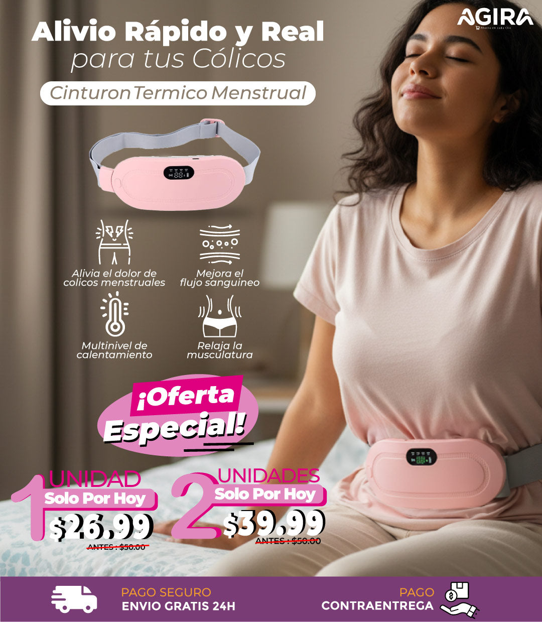 Cinturon terminco menstrual