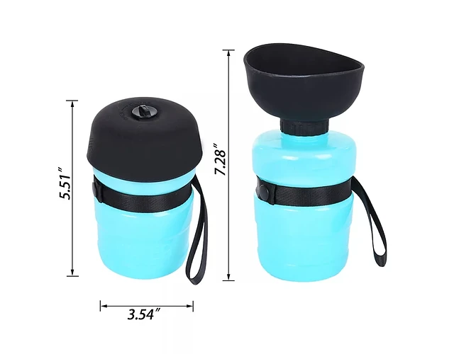 Botella plegable para mascotas