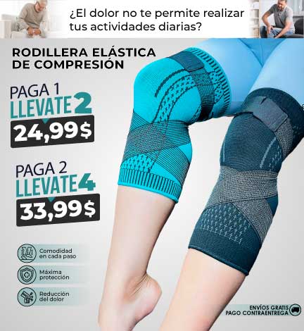 Rodillera elastica de compresión